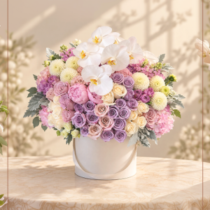 Blush Bloom Hatbox